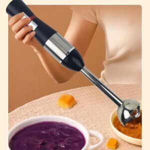 Home Appliance Immersion Blender Professional Electric Stick Blender Hotel Plastic Housing Kitchen Hand Blender with Push Button