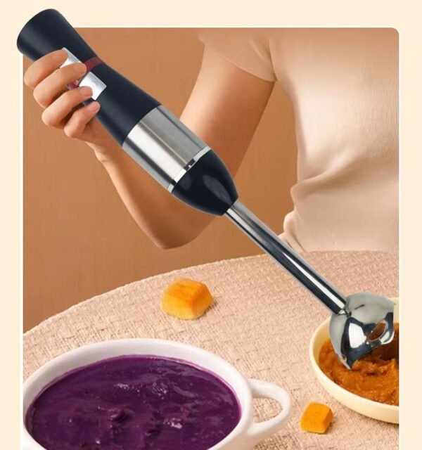 Home Appliance Immersion Blender Professional Electric Stick Blender Hotel Plastic Housing Kitchen Hand Blender with Push Button