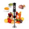 Home Appliance Immersion Blender Professional Electric Stick Blender Hotel Plastic Housing Kitchen Hand Blender with Push Button