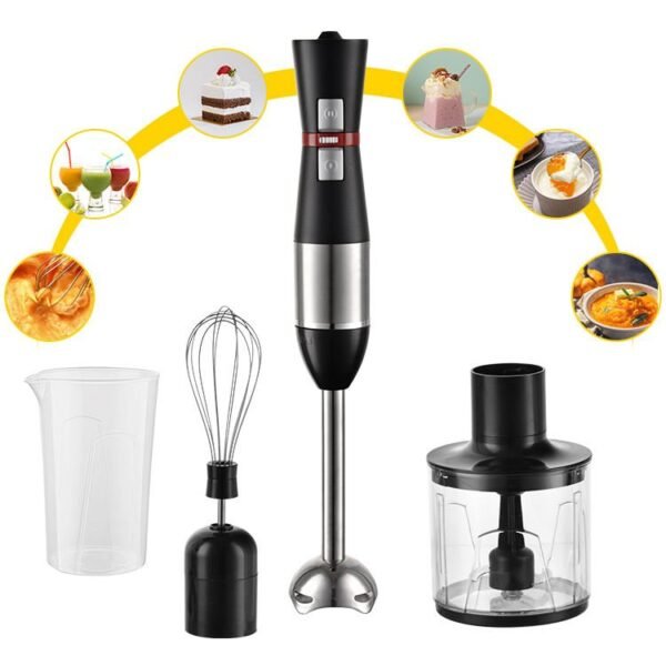 Home Appliance Immersion Blender Professional Electric Stick Blender Hotel Plastic Housing Kitchen Hand Blender with Push Button