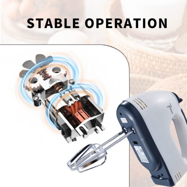 7 Speed Home Kitchen Egg Beater Hand Blender Electric Hand Mixer With Whisk