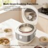 Smart Multifunctional Electric Rice Cooker with Low Sugar Function for Home Kitchen