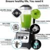 Heavy Duty Blender Commercial High Quality Smoothie Maker Mixer Electric Table Blender Wall Breaking Machine Liquidificador