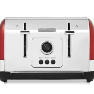 Morphy Richards 240133 Venture 4-Slice Toaster - Red