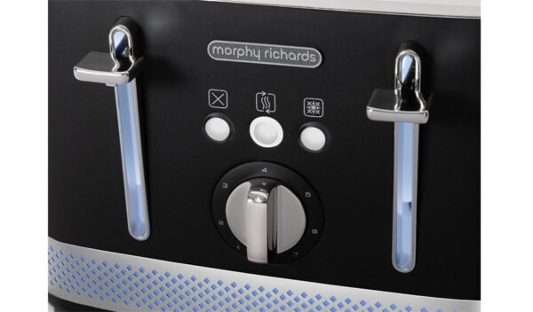 Morphy Richards Illumination 4 Slice Toaster - Black (248020)