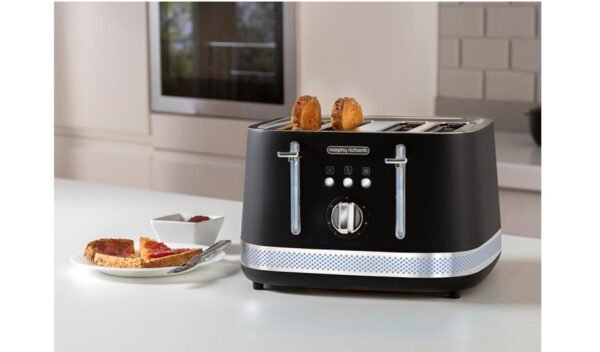 Morphy Richards Illumination 4 Slice Toaster - Black (248020)