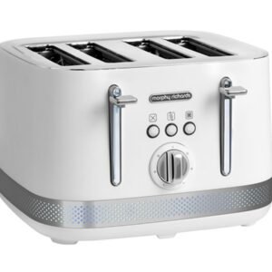 Morphy Richards Illumination 4 Slice Toaster - White (248021)