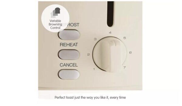 Morphy Richards Equip 2 Slice Toaster - Cream (222065)