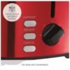 Morphy Richards Equip 2 Slice Toaster - Red (222066)